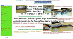 Desktop Screenshot of latelierdarme.com